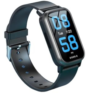 NikuTRAX GPS-Smartwatch NC92S mit Sturzerkennung und Vitalfunktionen in schwarz