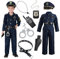 JOYIN Toy Deluxe Police Officer Costume and Role Play Set for Kids Halloween Role Play (Small)