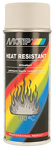 Motip M04039 Heat Resistant Lacquer-Grey-400 ml, Grey, 400 ml