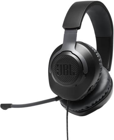 JBL Quantum 100 Wired Over-ear Gaming Headphones- Black