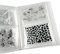 GLOBALLAND 80 Stück Lagerung für Stempel Prägeplatte und Stempel Transparente Ordner Aufbewahrungsbeutel für Scrapbooking Fotoalbum Tagebuchordner 20x28cm 2 Pro Suite Gestanzte Blätter Organizer