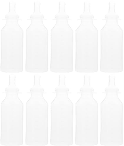 Healeved Biberones Desechables Para Bebés Recién Nacidos 100Ml Con Tetina Suave Flexible Escala Clara Control De Alimentación Seguro Para Lactancia Diaria