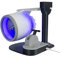 HEBEOT Turbo, Desktop-Turbine, blaues Licht, tragbarer Turbo-Motor, einstellbarer Luftstrom