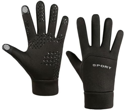 Gants à écran tactile pour homme et femme, gants de cyclisme, coupe-vent, gants thermiques, hiver, antidérapants, pour cyclisme, course, randonnée