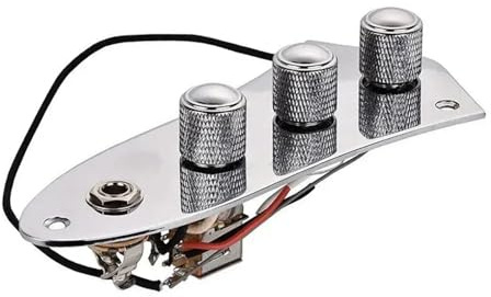 Förkopplad Gitarrkabelsats Förberedd basgitarrkontroll med kablage för push pull potentiometer