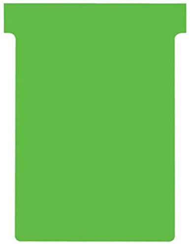 Nobo T-Card Planning Cards, Green, Size 3, Pack Of 100 Planning Card Re-Fills, Office Wall Planner System, 2003005