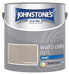 Johnstone's 304041 Vinyl Matt Emulsion - Toasted Beige,2.5