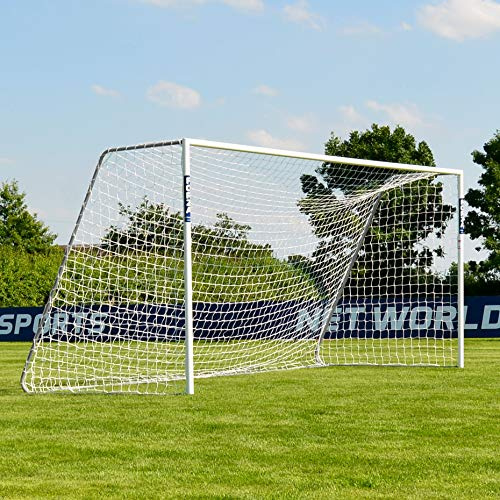 FORZA Buts de Football en Aluminium [11 Tailles] | Cages de Qualité Professionnelle | Utilisés par Les Clubs de la Premier League et de la MLS (Alu60 - Autoporteur, 488 cm x 213 cm)