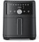 Innsky Freidora de Aire 6L - Air Fryer Compacta con Panel Táctil LED, 1500W, 8 Programas, Freidora sin Aceite, Menos Ruido, Incluye Recetas, Gris
