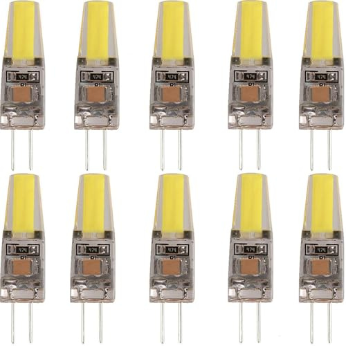 Lampadina G4 LED 6W, 220V-240V, 60W lampadina alogena equivalente, 600LM, G4 Bi Pin Base lampadine per lampadario illuminazione domestica dimmerabile(Bianco freddo)