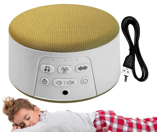 Sound Machine för vuxna baby - vit ljudmaskin, bärbar ljudmaskin baby erbjuder ett kraftfullt batteri | Sleep Sound Machine | Vit brusljud sömnmaskin - elektroniska prylar