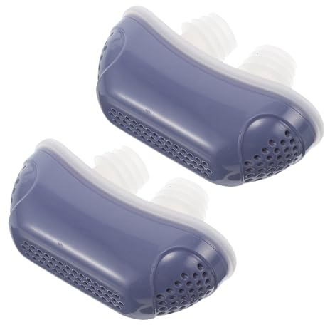 MOLUCKFU Dispositivi per Non Russare Elettrici 2 Pezzi Clip Nasale Antirussamento in Abs e Tpr, Soluzione Portatile la Respirazione Nasale Durante i Viaggi