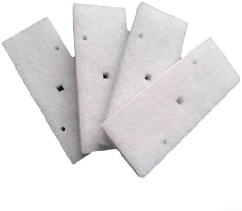 4 x torkfilter svamp för värmepumpstork, NH-P80, ersättning, filterskum, vit, 21 x 8,2 cm