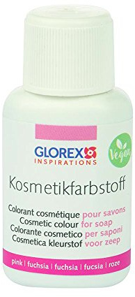 GLOREX 6 1600 219 - Colorante para jabón (20 ml), Color Rosa