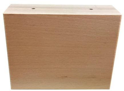 Furniture Legs Europe Möbelfuß Holz Höhe 12 cm | Hohe Qualität und nachhaltiges Holz mit transparentem Schutzlack