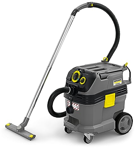 Kärcher Nass-/Trockensauger NT 30/1 Tact Te H, Leistung: max. 1380 W, Kunststoffbehälter: 30 l, Gerätesteckdose, PTFE HEPA-Flachfaltenfilter, Boden- und Fugendüse, Staubschutzklasse H, Schutzklasse I