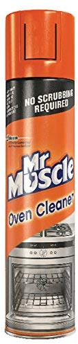 5 x Mr Muscle Oven Cleaner 300ml spray Grill BBQ Grease grime