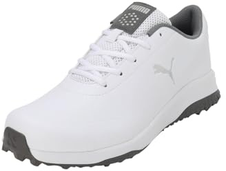 PUMA Zapatos de Golf Blanco/Gris Fusion Tech SL, blanco, 40.5 EU