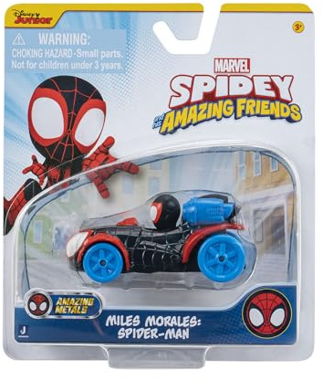 Spidey and his Amazing Friends Amazing Metals Race Car 1:64 Scale (Miles Morales: Spider-Man)