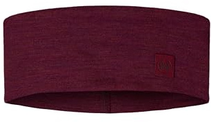 BUFF Cinta Merino Heavyweight Hombre Mujer Adulto, Bufanda Multifuncional 100% Lana Merino, Senderismo, Aire Libre, Sostenible, Ligera, Gruesa, Talla Única, Rojo
