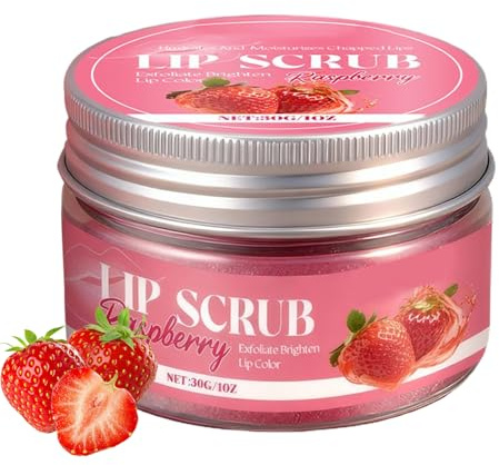 Exfoliante Labial Natural | 30g Acondicionador Nutritivo E Hidratante,Exfoliante Labial Hidratante Y Aromático,Para Rutina Diaria Preparación Pre-Maquillaje Mantenimiento Semanal Mañana Noche Tras Sol