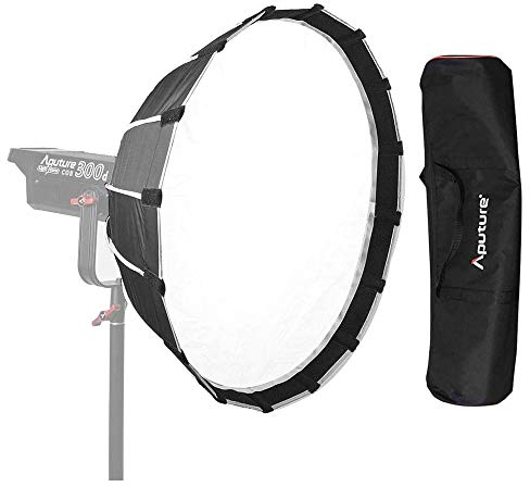 Aputure Light Dome Mini II (21,6 ) Studio-Kompaktreflexions Softbox Bowens Halterung mit kompakter Größe für Aputure LS COB 120D/120D II/300D/300D II/300X und andere Bowen-S-Mount-Leuchten