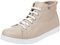 Andrea Conti Damen High Top Sneaker, Silbergrau, 41 EU