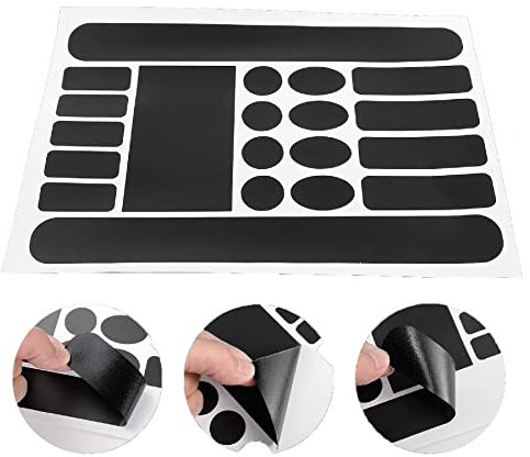 Laxzo ® Bike Frame Protection Bicycle Film Bike Chainstay Protector Anti-rub Scratch Paint Stickers Protection Tape Frame Guard for Mountain Road Bikes, Bicycle Protection Tape (Matt Black)