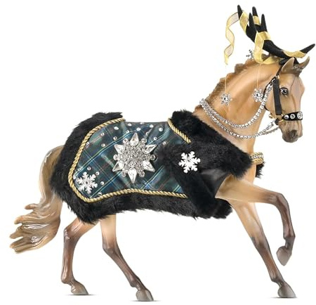 Breyer Horses 2023 Holiday Collection | Traditional Series Holiday Horse - Highlander | Model #700126