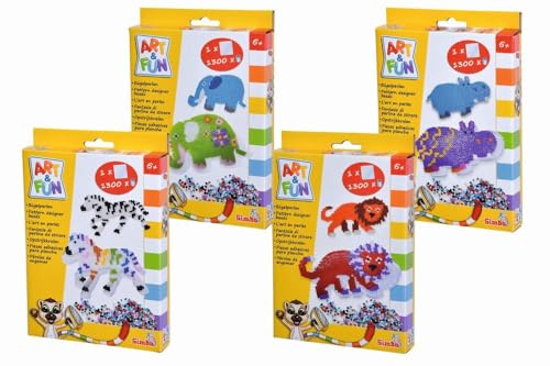 Simba - Art & Fun Iron On Beads Animal Set 106376052