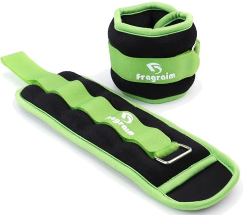 Ankle Weights for Women, Men - 1/2/3/4/5/6/10 KG 1 Pair Strength Training Leg/Wrist/Arm Weight with Adjustable Strap for Pilates, Jogging, Gymnastics, Aerobics, Physical Therapy