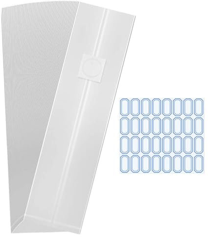 Baluue 1set Sacchetti Per Coltivazione Funghi Con Finestra Di Ventilazione Borse Per Sottovuoto Facili Da Usare e Trasportare Per Sviluppo Miceliale e Ritenzione Umidità