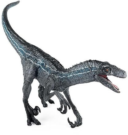 MAKFORT Dinosaurier Figur Spielzeug Dinosaurierfigur Velociraptor,beweglichen Armen Spielzeug zum Sammeln, realistische Dinosaurier Modell Kunststoff