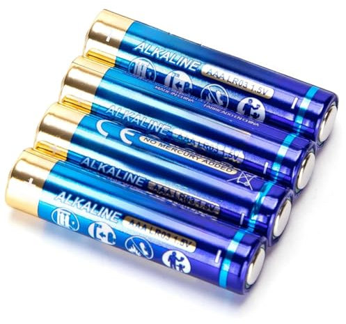 Batteria alcalina LR03 (AAA) da 1,5 V, 4 pezzi