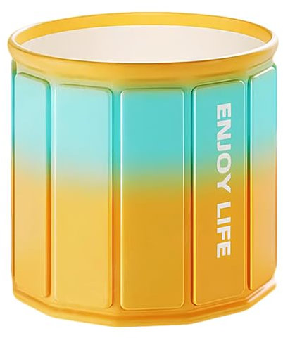 Shilanmei Portable Bathtub Foldable Hot Ice Bath Tub 7 Layer Insulated Soaking Bath with Drain Hose Foldable Bath Tub Adult