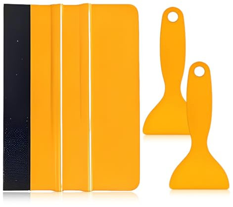 Raclette en Feutre pour Vinyle, Spatule Professionnelle, Raclettes en Plastique, Raclette Film de Fenêtre, Feutre Raclette, Apporter 2 Spatule en Plastique