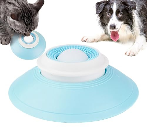 Cuenco Despilfarro Lento Perro - Juguete Lamiendo PP 14,5x5,5cm, Estable Alfombra, Granular Ralentite Consumo | Enriquecimiento Animal Doméstico, Gato Perro Entretenimiento Interacción