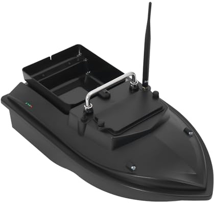 500 m di portata del telecomando, luci di stato e notturna, eliche a tripla lama con forte potenza, barca da mangiatoia con ecografo e GPS Rc Barca Pesca Ubarca radiocomandata Telecamera per laghi