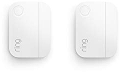 Ring Alarm Contact Sensor 2-Pack - 2nd Gen | Instant Window & Door Alerts | Approximately 3-Year Battery Life | Slim Design | Easy Installation | Base Station Required