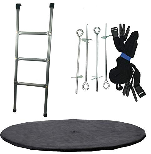 CZON SPORTS 430 cm Pack 3 Accessoires Jeunesse Unisexe, Metal Grey/Black