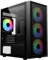 CiT Luna Airflow Micro-ATX PC Gaming Case M/ATX with Mesh Front Panel & Tempered Glass Side Panel with 3 Front Infinity ARGB Fans & 1 Rear Infinity ARGB Fan Included | Black