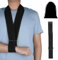 Katslyn Arm Sling, Sshoulder sling,sling for arm support, Shoulder Sling Adjustable Arm Sling Breathable Support for Broken Wrist Shoulder Injury Elbow Wrist Hand Arm Support for Men Women(Black)