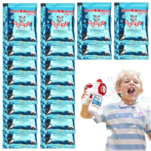 Liquide pour machine à bulles, recharge de solution à bulles, Concentré de recharge de solution à bulles, Liquides à bulles portables de 10 ml pour Machine à à bulles, cadeaux de pâques, activités de