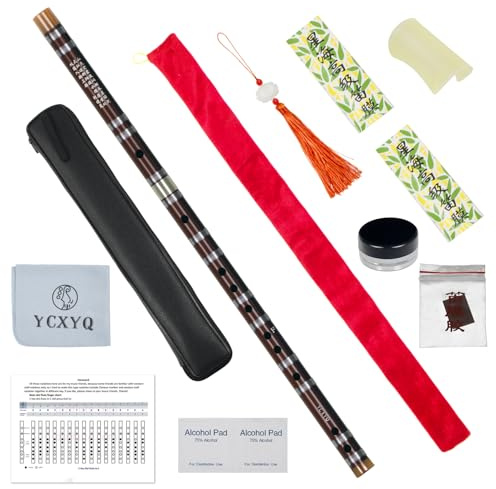 YCXYQ F Key - Bamboo Flute Professional Bitter Bamboo Dizi Handmade