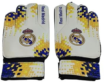 Genérico Torwarthandschuhe, kompatibel mit Real Madrid, Torwarthandschuhe für Jungen und Mädchen, offizielles Produkt (Größe S (7-9 Jahre))
