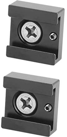 DIYEAH 2pezzi Adattatore Flash Slitta Fredda in Lega Alluminio Supporto Slitta Vite Compatibile Flash e Accessori Fotografici