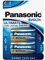 Panasonic EVOLTA C-Alkalibatterien, LR14, 2er Pack, 1.5V, Premium-Batterie mit besonders langanhaltender Energie, Alkaline Batterie