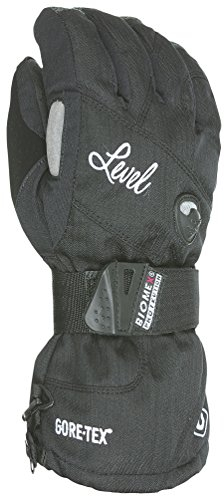 Level Half Pipe Gore-Tex - Snowboard Handschuhe, Thermohandschuhe Winter Herren mit Verstellbarem Riemen und Stulpe, Ski- und Winterhandschuhe Herren Wasserdicht, Atmungsaktiv für Snowboard - 1 Paar