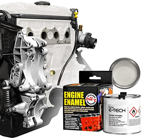 E-TECH - WHITE - Car/Bike Engine Enamel Paint - 250ml…