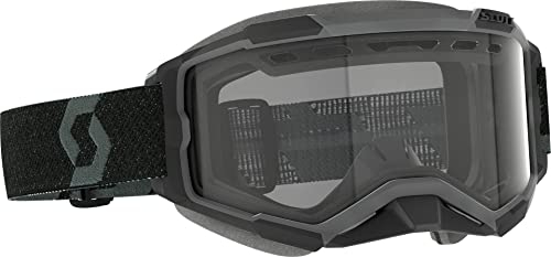 Scott Fury Snow Cross Schwarze Brille (Black,One Size)